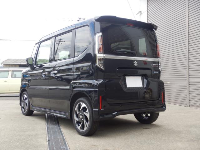 スペーシアカスタム ハイブリッドＸＳターボ　ワンオーナー　登録済未使用　禁煙車　衝突被害軽減システム　レーダークルーズ　両側パワスラドア　ＬＥＤヘットライト　ハーフレザー　コーナーセンサー　スマートキー　オートハイビーム　オートエアコン　ＨＵＤ（8枚目）