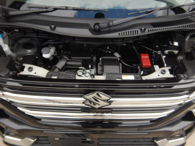 スペーシアカスタム ハイブリッドＸＳターボ　ワンオーナー　登録済未使用　禁煙車　衝突被害軽減システム　レーダークルーズ　両側パワスラドア　ＬＥＤヘットライト　ハーフレザー　コーナーセンサー　スマートキー　オートハイビーム　オートエアコン　ＨＵＤ（22枚目）