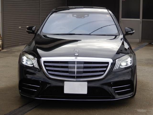 Ｓクラス Ｓ４００　ＡＭＧライン　後期モデル　レザーエクスクルーシブＰＫＧ　黒レザー（ヒーター＆ベンチレーション）マッサージ機能付　パノラミックスライディングルーフ　レーダーセーフティＰＫＧ　ブルメスタサウンド　ロアリング　ＨＵＤ（2枚目）