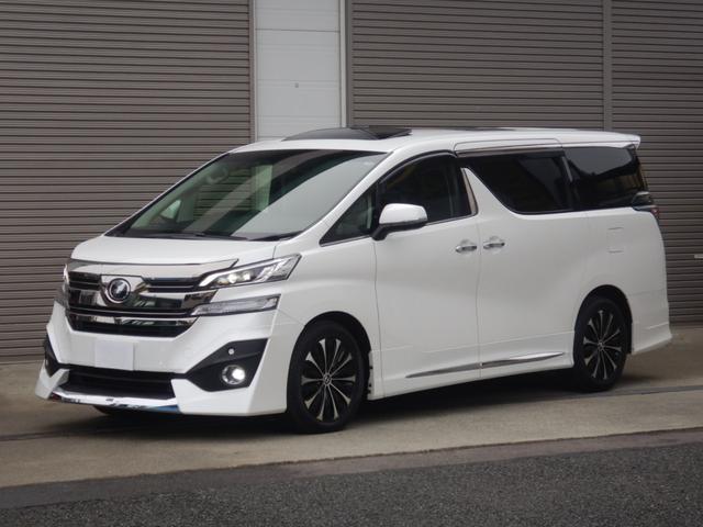 ヴェルファイア ３．５ＺＡ　Ｇエディション　禁煙　７人乗り　黒レザー　モデリスタエアロ　ＪＢＬ　メーカーナビ　全方位モニター　リヤエンタ　ＥＴＣ　衝突軽減ブレーキ　両側電動スライド　パワーバックドア　ツインムーンルーフ　１８アルミ　レグノタイヤ（7枚目）