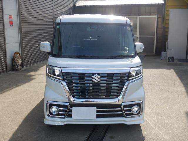 スペーシアカスタム ハイブリッドＸＳターボ　イクリプスナビＴＶ　バックカメラ　ＥＴＣ　ＬＥＤヘッドライト　両側パワースライドドア　ダウンサス取付（純正有）（2枚目）