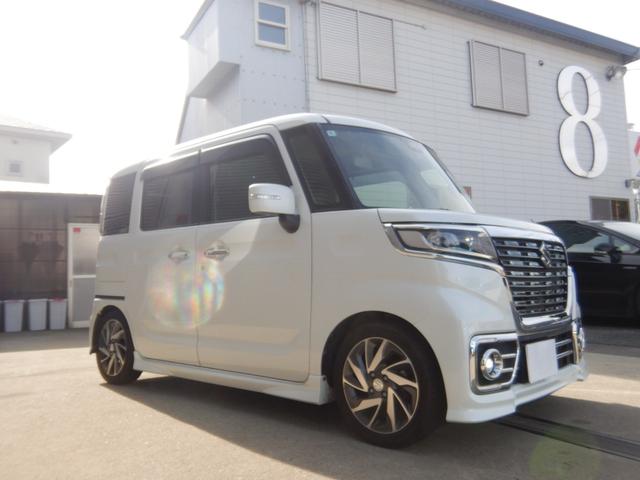 スペーシアカスタム ハイブリッドＸＳターボ　イクリプスナビＴＶ　バックカメラ　ＥＴＣ　ＬＥＤヘッドライト　両側パワースライドドア　ダウンサス取付（純正有）（5枚目）