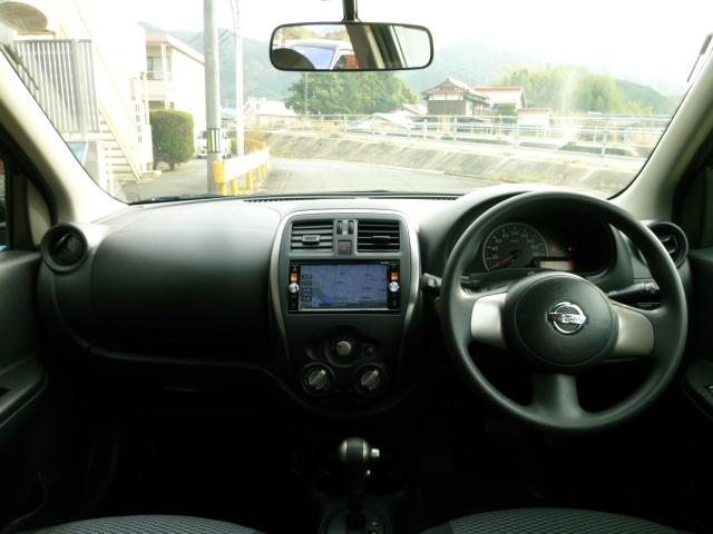 マーチ X Vセレクション 社外アルミホイール スマートキー オートライト ナビ テレビ(10枚目)