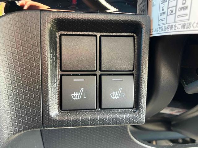 座席のシートを温めるシートヒーター！その温かさは一度経験したら欠かすことができません！エアコンで乾燥しやすい車内も防ぐ事ができます！