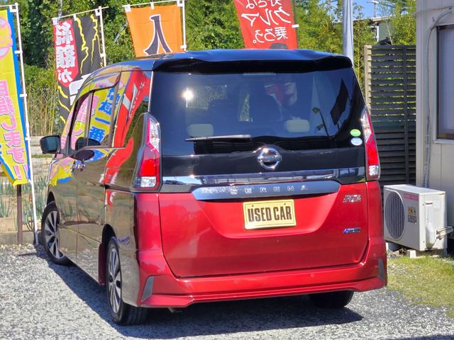 セレナ ハイウェイスター セーフティーパックB ハンズフリースライドドア アラウンドビューモニター プロパイロット スマートミラー 9インチナビ フリップダウンモニター エマージェンシーブレーキ 踏み間違い防止 半年保証付(8枚目)