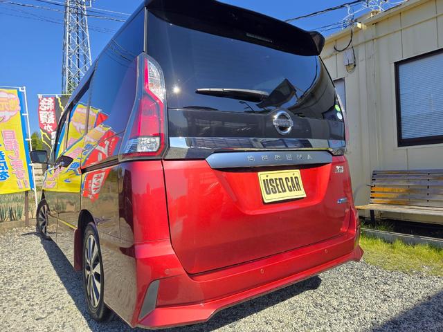 セレナ ハイウェイスター セーフティーパックB ハンズフリースライドドア アラウンドビューモニター プロパイロット スマートミラー 9インチナビ フリップダウンモニター エマージェンシーブレーキ 踏み間違い防止 半年保証付(10枚目)