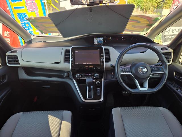 セレナ ハイウェイスター セーフティーパックB ハンズフリースライドドア アラウンドビューモニター プロパイロット スマートミラー 9インチナビ フリップダウンモニター エマージェンシーブレーキ 踏み間違い防止 半年保証付(15枚目)