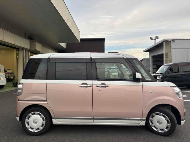 ムーヴキャンバス Xブラックインテリアリミテッド SAIII 全周囲カメラ 両側電動スライドドア TV 衝突被害軽減システム オートマチックハイビーム オートライト スマートキー アイドリングストップ 電動格納ミラー ベンチシート CVT 盗難防止システム(14枚目)