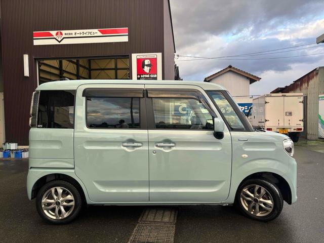 スペーシア ハイブリッドG ETC 両側スライドドア クリアランスソナー レーンアシスト 衝突被害軽減システム オートライト スマートキー アイドリングストップ 電動格納ミラー スタッドレスタイヤ有り(13枚目)