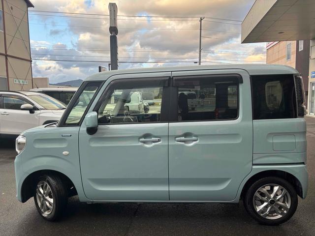 スペーシア ハイブリッドG ETC 両側スライドドア クリアランスソナー レーンアシスト 衝突被害軽減システム オートライト スマートキー アイドリングストップ 電動格納ミラー スタッドレスタイヤ有り(17枚目)