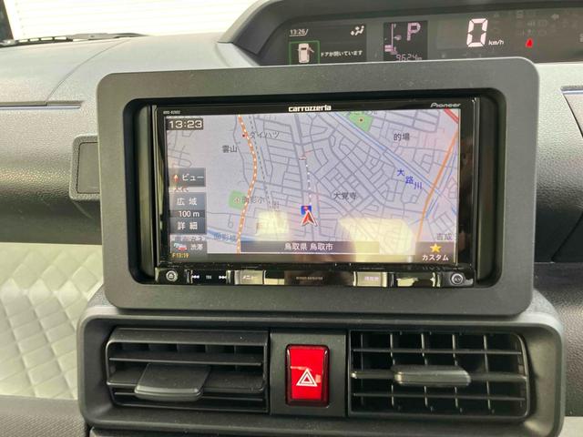 タント Ｘ　４ＷＤ　バックカメラ　両側スライド・片側電動　ナビ　ＴＶ　クリアランスソナー　レーンアシスト　衝突被害軽減システム　ＬＥＤヘッドランプ　スマートキー　アイドリングストップ　電動格納ミラー　シートヒータ（4枚目）