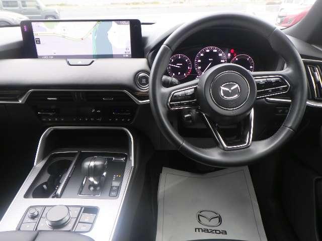 ＣＸ－６０ ＸＤ－ハイブリッド　エクスクルーシブスポーツ　１年間走行無制限保証付！全周囲カメラ　ナビＥＴＣ　フルセグＴＶ　安全装備　レーダークルーズ　オートライト　オートワイパー　ヘッドアップディスプレイ　ＬＥＤヘッドランプ　シートエアコン（9枚目）