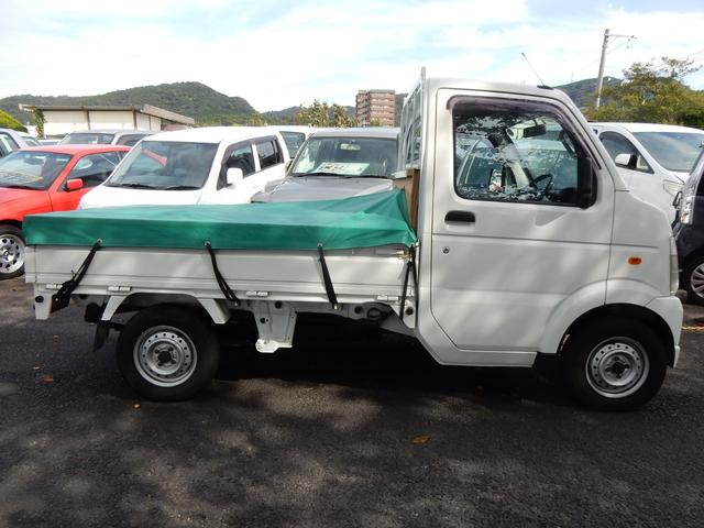 車外 荷箱 幌シート 4WD パワステアリング 5速ミッション 禁煙車輌 走行3.2万Km(4枚目)