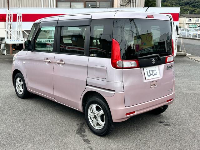 スペーシア G 当社下取車 両側スライドドア アイドリングストップ スマートキー プッシュスタートエンジンスイッチ アルミホイール オートエアコン CD USB入力 シートアンダートレー ルームクリーニング済み(13枚目)