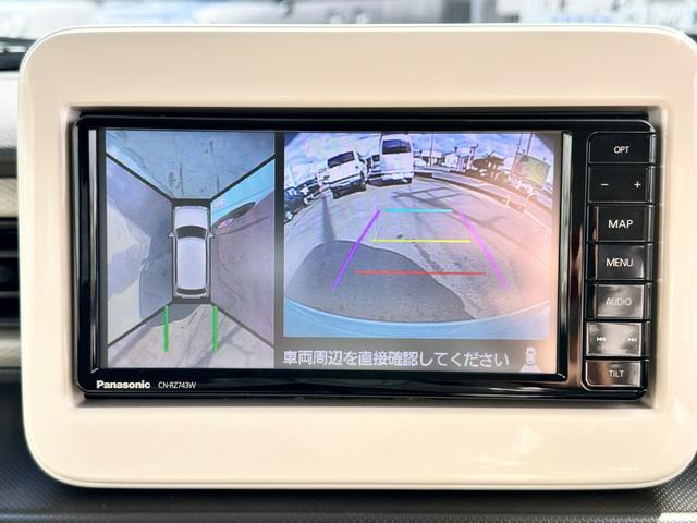 アルトラパン L 当社下取車 1オーナー 禁煙車 衝突軽減ブレーキ 全方位カメラ メモリーナビ 運転席側シートヒーター USB入力 TV Bluetooth接続 スマートキー 両席エアバック ルームクリーニング済み(4枚目)