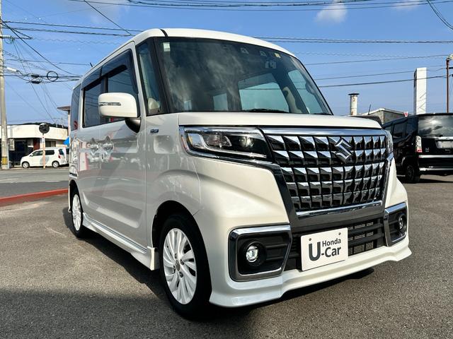 スペーシアカスタム ハイブリッドGS 当社下取 禁煙車 1オーナ 運転席フロントシートヒータ 両側スライドドア 片側電動スライドドア ディスプレイオーディオ バックカメラ ETC アルミホイール LEDヘッドライト ルームクリーニング済み(8枚目)