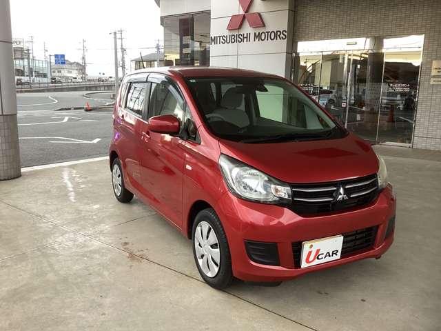 ｅＫワゴン Ｍ　ｅ－アシスト　ｉ－ｓｔｏｐ　運転席シートヒーター　キーレスキー　オートエアコン　４ＷＤ車　ＡＢＳ　ベンチシート　ダブルエアバック　パワーウインドウ　寒冷地仕様　パワーステアリング　エアバッグ（2枚目）