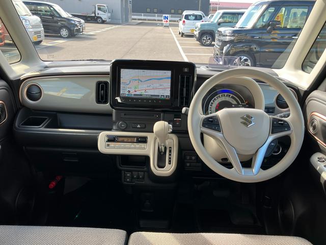 ワゴンＲスマイル ＨＹＢＲＩＤ　Ｘ　３型　４ＷＤ　全方位カメラナビ　試乗車ＵＰ　スズキ認定中古車　衝突被害軽減ブレーキ　後退時ブレーキサポート　スマホ連携（ａｐｐｌｅ　ｃａｒ　ｐｌａｙ、ａｎｄｒｏｉｄ　ａｕｔｏ）　Ｂｌｕｅｔｏｏｔｈ接続　シートヒーター　電動パーキングブレーキ（8枚目）