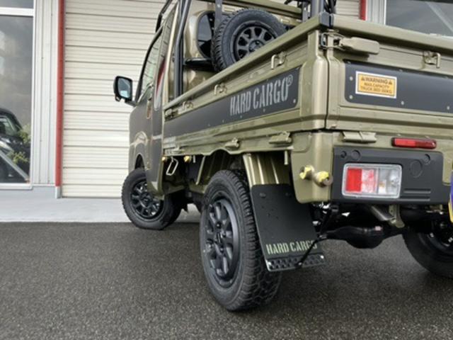 ハイゼットトラック ジャンボエクストラ ハードカーゴコンプリートカー・キャリア・LEDワークライト・スキッドグリル・マーカー・専用デカール・14インチアルミ5本・4WD・5速(8枚目)