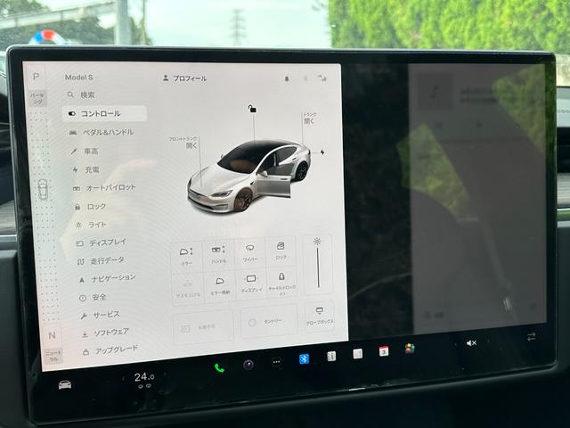 モデルＳ Ｍｏｄｅｌ　Ｓ　２０２３新型モデル　オートパイロット　ガラスルーフ　ＯＰヨークステアリング　ＯＰ２１ＡＷ（14枚目）