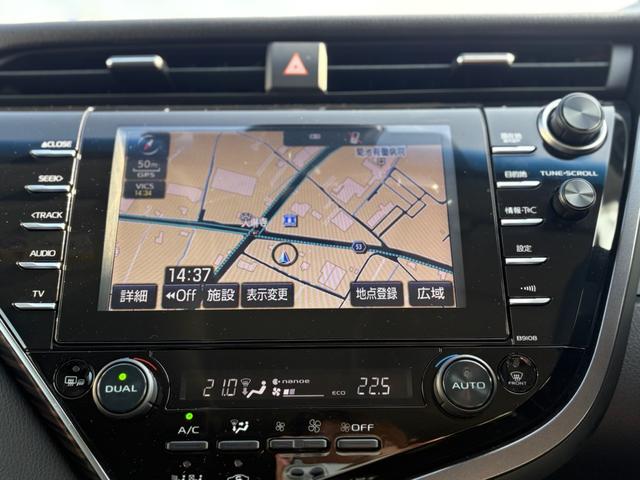 カムリ Ｇレザーパッケージ　・ブラインドスポットモニター・リヤクロストラフィックオートブレーキ・ＴＲＤエアロ（フロントスポイラー・サイドステップ・リヤアンダースポイラー・トランクスポイラー）・Ｂｉ－Ｂｅａｍ　ＬＥＤヘッドランプ（34枚目）