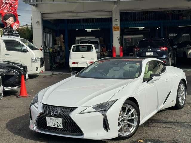 ＬＣ ＬＣ５００ｈ　Ｌパッケージ　ブリージーブルー革シート　ガラスパノラマルーフ　１０ＷＡＹパワーシート（4枚目）