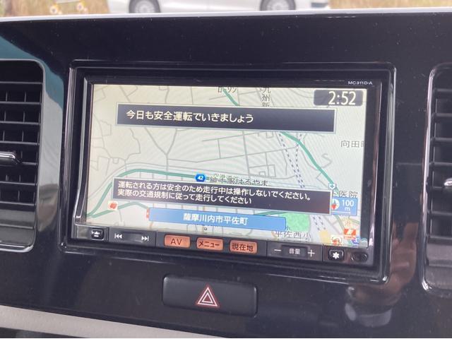 X バックカメラ ナビ TV Bluetooth USB CD DVD スマートキー 電動格納ミラー 記録簿 ベンチシート CVT アルミホイール 盗難防止システム 衝突安全ボディ ABS(4枚目)