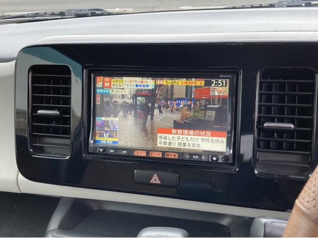 X バックカメラ ナビ TV Bluetooth USB CD DVD スマートキー 電動格納ミラー 記録簿 ベンチシート CVT アルミホイール 盗難防止システム 衝突安全ボディ ABS(6枚目)