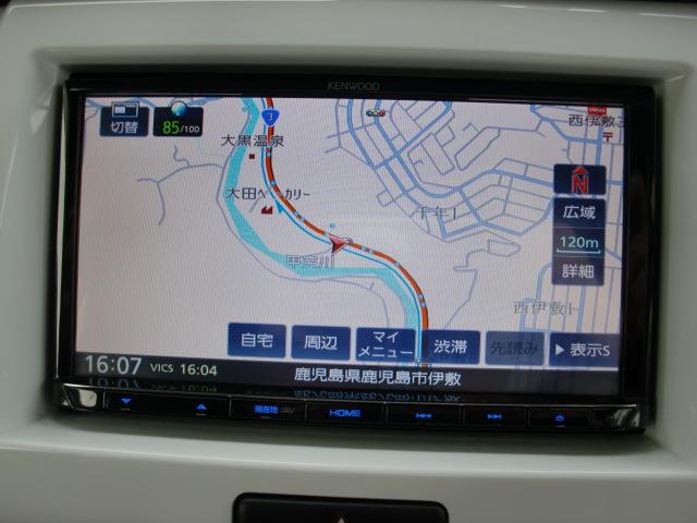 G レーダーブレーキサポート付 禁煙車 前オーナー様女性 ケンウッド製フルセグナビ 走行中テレビ視聴OK スマートキー プッシュスタート スズキディーラー点検整備付(51枚目)