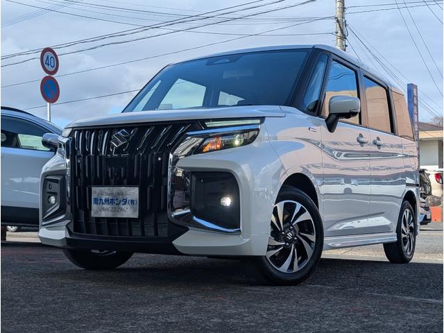 ソリオバンディット ハイブリッドMV 全方位モニター付9インチナビ フルセグTV DVD&ブルートゥース 全車速追従レーダークルーズ ブラインドスポットモニター 電子パーキングブレーキ ヘッドアップディスプレイ(4枚目)