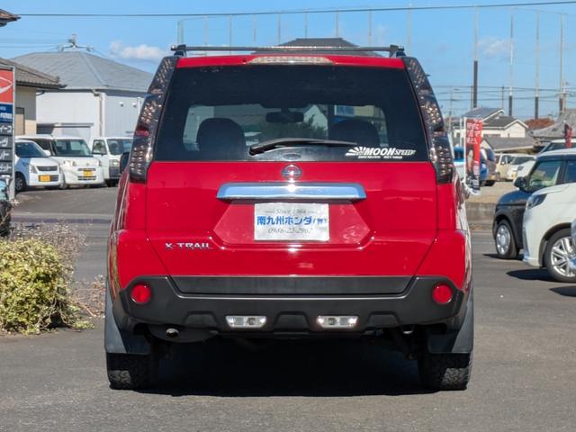 エクストレイル ２０Ｓ　パートタイム４ＷＤ　ＨＩＤライト　スマートキー　ルーフキャリア　オールテレーンタイヤ（8枚目）