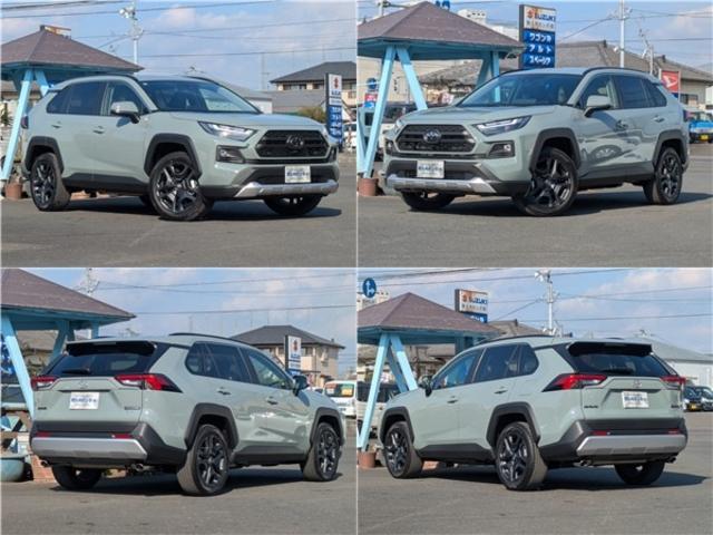 RAV4 ハイブリッドアドベンチャー 10.5インチナビ&パノラミックビューモニター フルセグTV デジタルインナーミラー ハンズフリーパワーバックドア 前席ベンチレーション ステアリングヒーター セーフティセンス(2枚目)