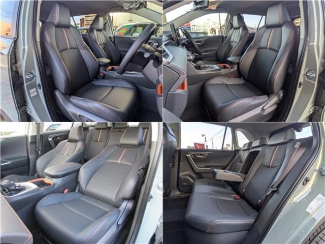 RAV4 ハイブリッドアドベンチャー 10.5インチナビ&パノラミックビューモニター フルセグTV デジタルインナーミラー ハンズフリーパワーバックドア 前席ベンチレーション ステアリングヒーター セーフティセンス(17枚目)