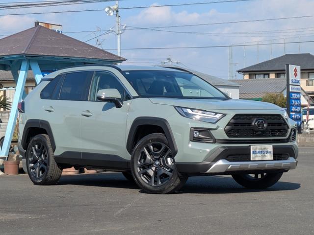RAV4 ハイブリッドアドベンチャー 10.5インチナビ&パノラミックビューモニター フルセグTV デジタルインナーミラー ハンズフリーパワーバックドア 前席ベンチレーション ステアリングヒーター セーフティセンス(46枚目)