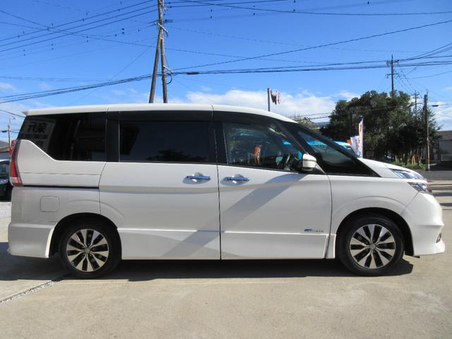 セレナ ハイウェイスター 純正SDナビ 地デジ バックカメラ Bluetooth 後席モニター 両側パワースライド(左側ハンズフリー) ETC クルコン インテリキー オートライト LEDヘッド&フォグ 純正16AW 1年保証(48枚目)