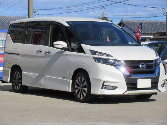 セレナ ハイウェイスター 純正SDナビ 地デジ バックカメラ Bluetooth 後席モニター 両側パワースライド(左側ハンズフリー) ETC クルコン インテリキー オートライト LEDヘッド&フォグ 純正16AW 1年保証(49枚目)