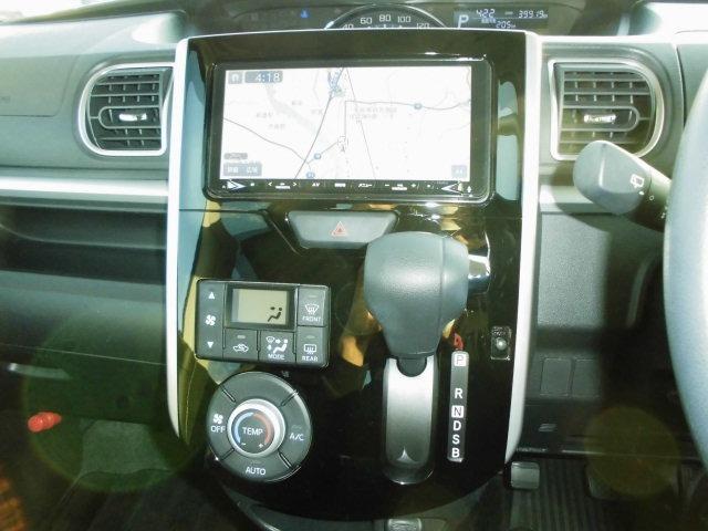 カスタムX SAIII ワンオーナー車 社外ナビ地デジ Bluetooth バックカメラ 片側電動スライドドア スマートキー プッシュスターター 衝突軽減ブレーキ オートマチックハイビーム 横滑り防止機能 走行39919km(10枚目)