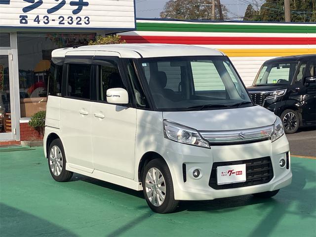 スペーシアカスタム GS ETC 両側スライドドア オートライト HID スマートキー アイドリングストップ 電動格納ミラー ベンチシート CVT 盗難防止システム ABS CD アルミホイール 衝突安全ボディ エアコン(13枚目)