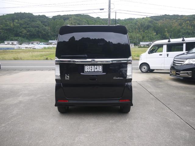 N-BOXカスタム G ターボSSパッケージ 両側電動パワースライドドア ターボ車 パドルシフト カロッツェリアナビ 地デジ Bカメラ ETC 黒革調シートカバー キセノンHID プッシュスタート スマートキー(2枚目)