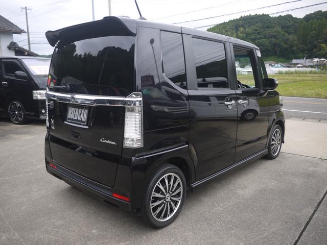 N-BOXカスタム G ターボSSパッケージ 両側電動パワースライドドア ターボ車 パドルシフト カロッツェリアナビ 地デジ Bカメラ ETC 黒革調シートカバー キセノンHID プッシュスタート スマートキー(33枚目)