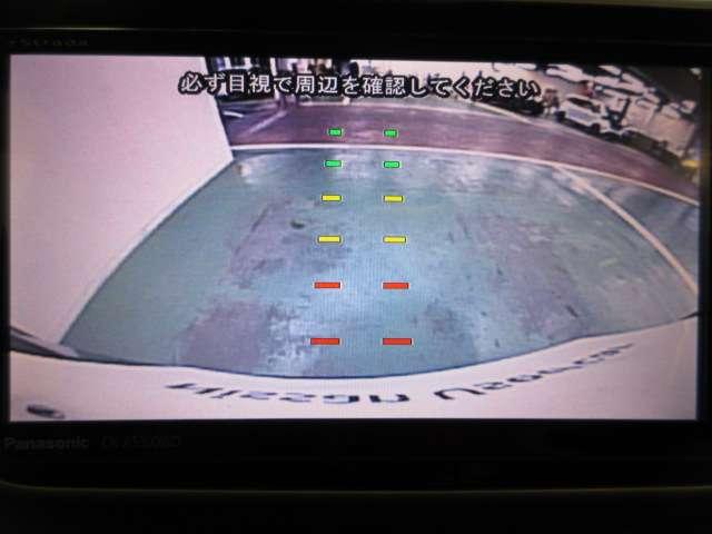 安全確認とスムーズな駐車をサポート！車庫入れが苦手な方でもこれで安心です。