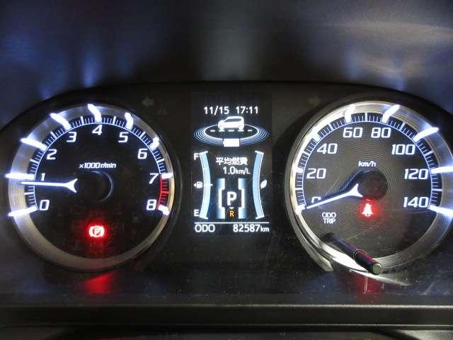 デザイン性に長けており、分かりやすて見やすいスピードメータです。