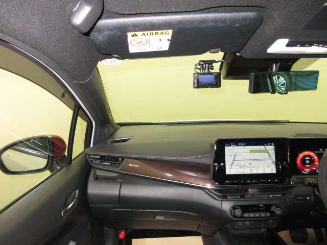 オーラ 1.2 NISMO 全周囲カメラ・衝突軽減ブレーキ搭載 カーテンエアバッグ エマブレ インテリキー ETC ドラレコ 車線逸脱警報 ワンセグ キーフリーシステム ダブルエアバック アルミホイール 運転席エアバッグ メモリーナビ アイドリングストップ ABS(9枚目)