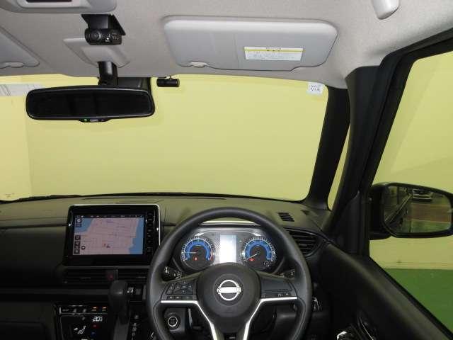 ルークス ６６０　ハイウェイスターＸ　アイスト　衝突被害軽減ブレ－キ　マルチビューカメラ　車線逸脱警報装置　ＬＥＤ　スマートキー　パワーウィンドウ　カーテンエアバック　ドライブレコーダー　ナビＴＶ　バックカメラ　パワステ　オートエアコン（10枚目）