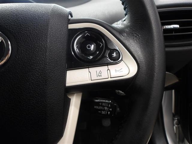 プリウス Sセーフティプラス 衝突回避システム 1セグ Bモニター ドラレコ付き LEDライト クルコン ETC装備 スマートKEY ナビTV イモビライザー 横滑り防止機能 PW カーテンエアバッグ キーレスエントリー アルミ(9枚目)