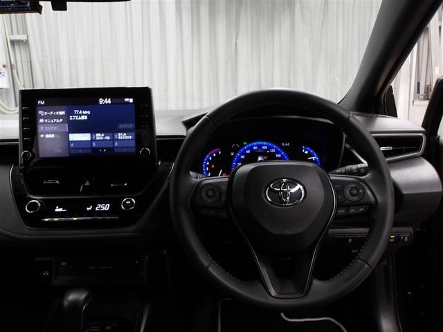 カローラ ハイブリッド ダブルバイビー 衝突軽減システム ETC付き DVD LEDランプ パワーウィンドウ バックモニタ キーレスエントリー AAC エアバッグ オートクルーズコントロール 盗難防止装置 アルミホイール 横滑り防止 ABS(4枚目)