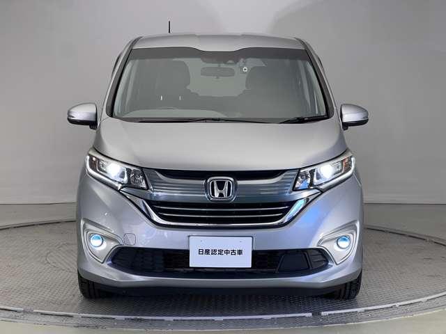 フリードハイブリッド １．５　ハイブリッド　ＥＸ　両側オートスライド　ドラレコ　ＥＴＣ　１オナ　車線逸脱警報装置　アルミホイール　整備記録簿　リヤカメラ　ＬＥＤライト　フルオートエアコン　ＡＢＳ　ドラレコ付　サイドエアバッグ　キーフリー　アイドリングストップ　ナビ＆ＴＶ　パワーウィンドウ（2枚目）