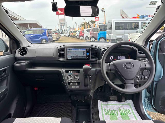 ミライース L SAIII インパネシフト リモコンキー カーナビ ドラレコ レーンキープアシスト オートハイビーム 衝突被害軽減システム ABS アイドリングストップ(15枚目)