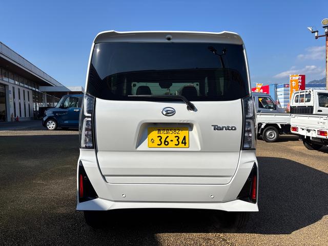タント カスタムＸ　インパネシフト　プッシュスタートスイッチ　電子カードキー　電動パーキングブレーキ　衝突被害軽減システム　アルミホイール　ＡＢＳ（3枚目）