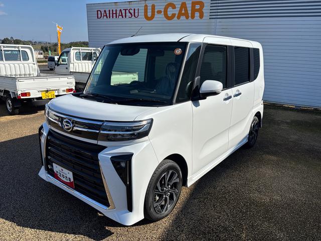 タント カスタムＸ　インパネシフト　プッシュスタートスイッチ　電子カードキー　電動パーキングブレーキ　衝突被害軽減システム　アルミホイール　ＡＢＳ（7枚目）